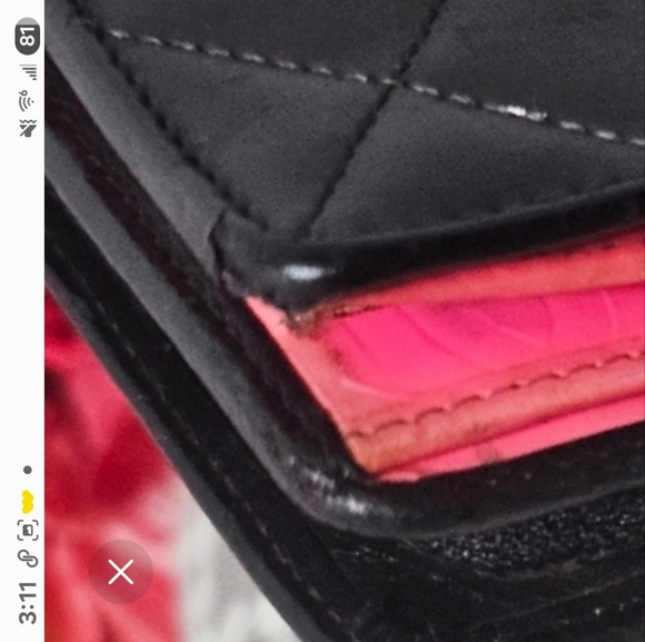 Authentic Chanel Bifold Cambon line wallet with Box/ Card - Picture 7 of 17